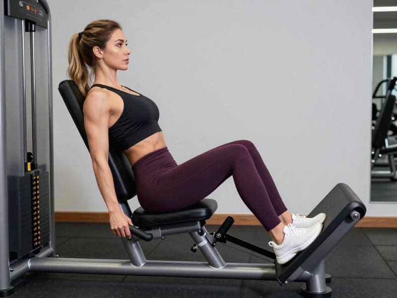 Leg Press: demonstration photo